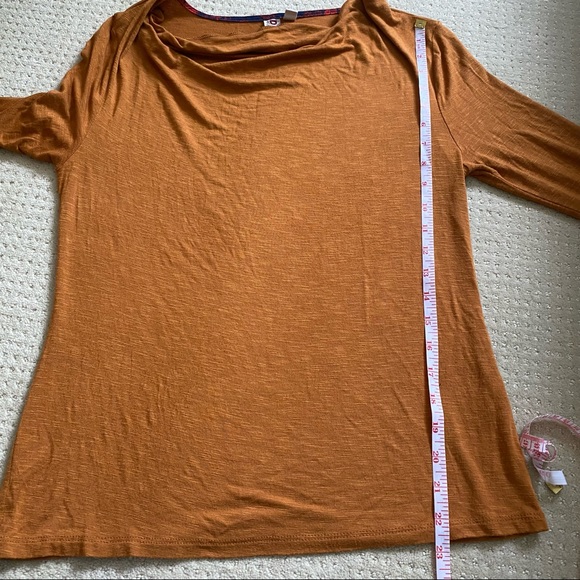 DOLAN Mustard Kirby Cowlneck Longsleeve Top - Picture 10 of 12